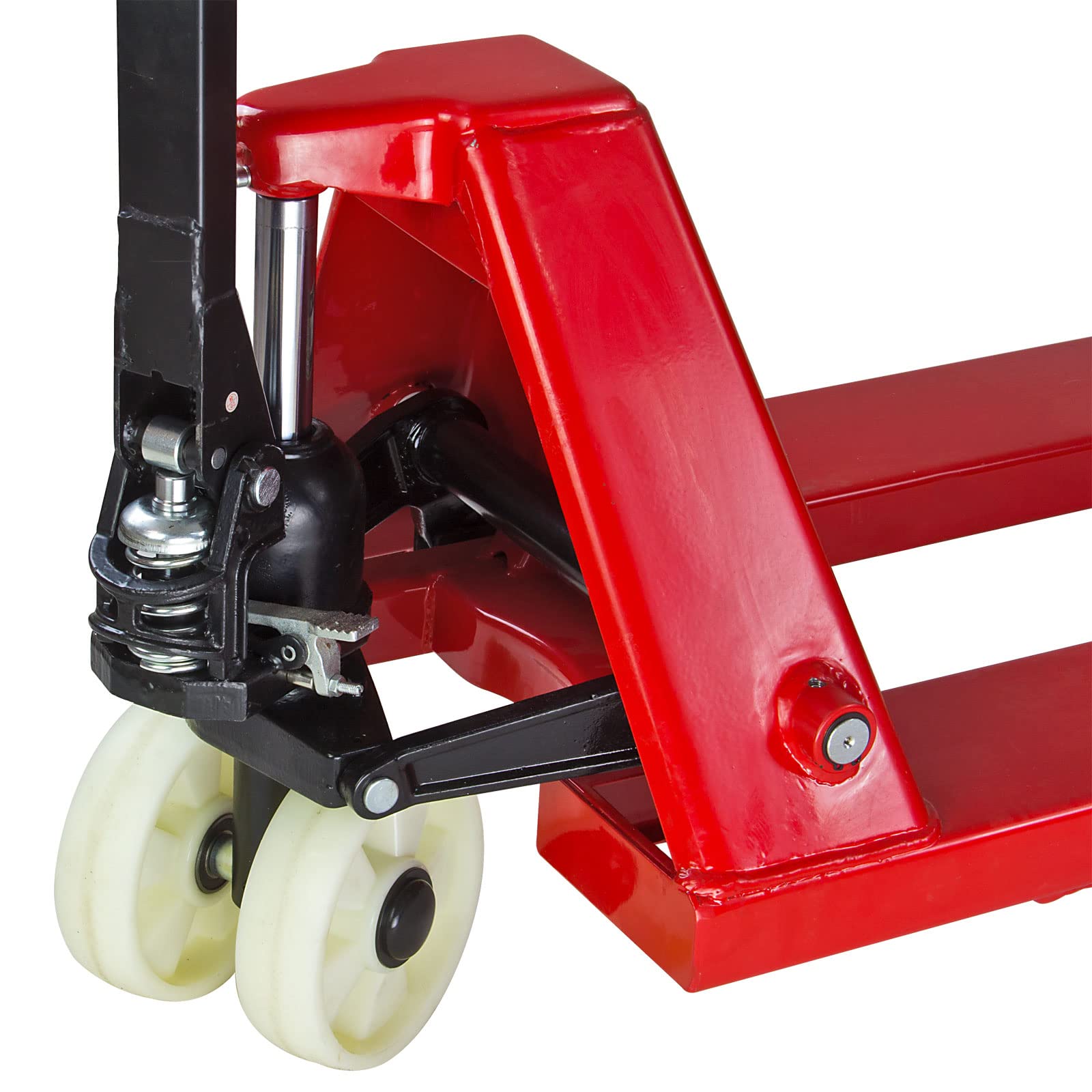DEMA Gabelhubwagen 2000 kg – 2 t PP Hubwagen, Palettenwagen, Handhubwagen, Gabel 114 cm, Doppelrollen, robust & langlebig, ideal für Lager, Transport, Werkstatt & Palettenhandling