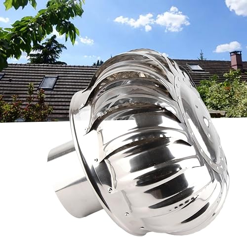 Miniatura 3 de Fydun Ventilador de techo automático silencioso menos conducto de acero Ventilador de ventilación de techo Ventilador de turbina de viento