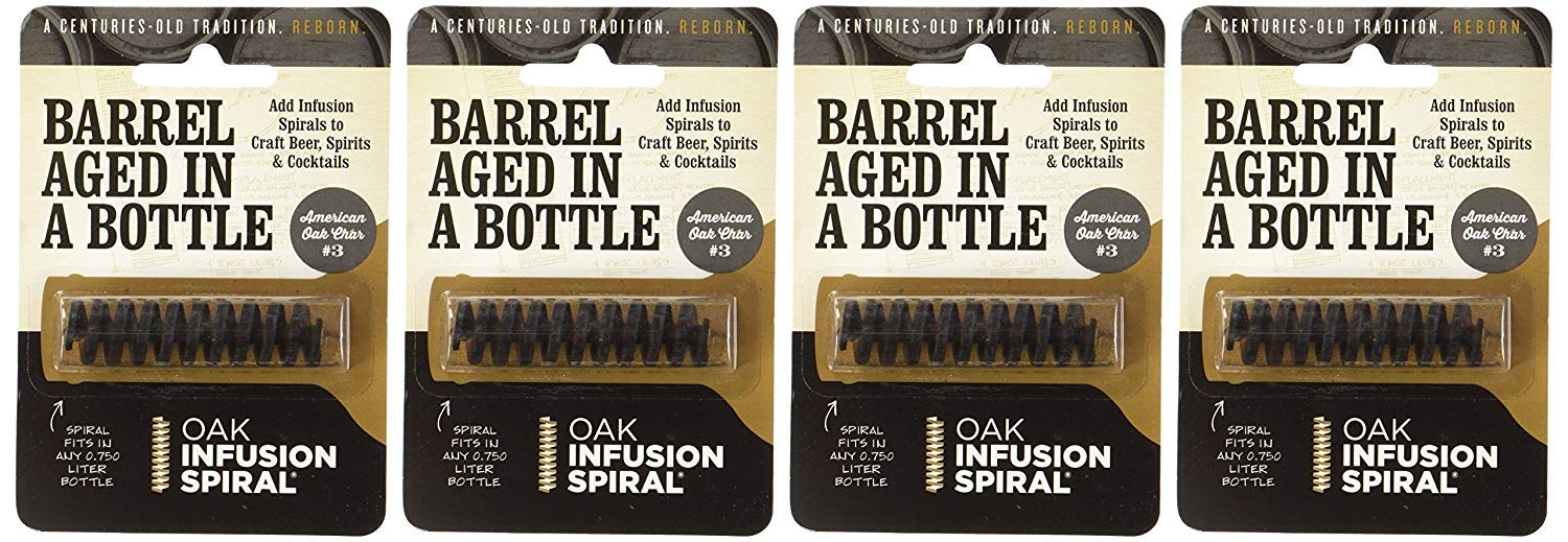 4 Pack - Barrel Aged in a Bottle - Barrel Age Whiskey Gin Rum Wine Beer