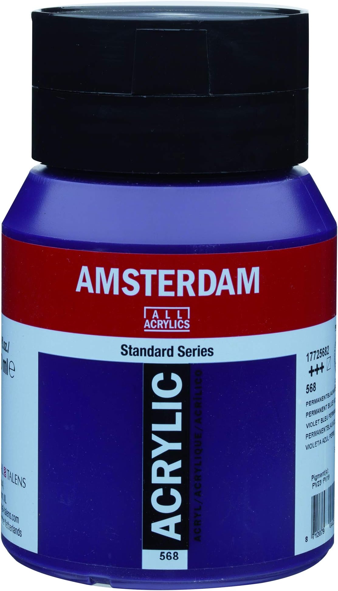 AmsterdamStandard Series Acrylic Paint, 500ml, Permanent Blue Violet