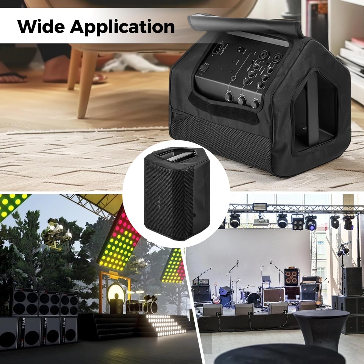 Protective Speaker Cover for Bose S1 Pro+, Dustproof Side Opening Mesh Cover for Buttons and Ports Operation, Bose S1 Pro Speaker Slipcover - Image 5