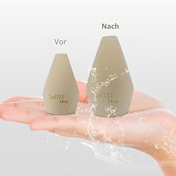 Champagne Gold Angled Corner Makeup Sponge Precision Blender