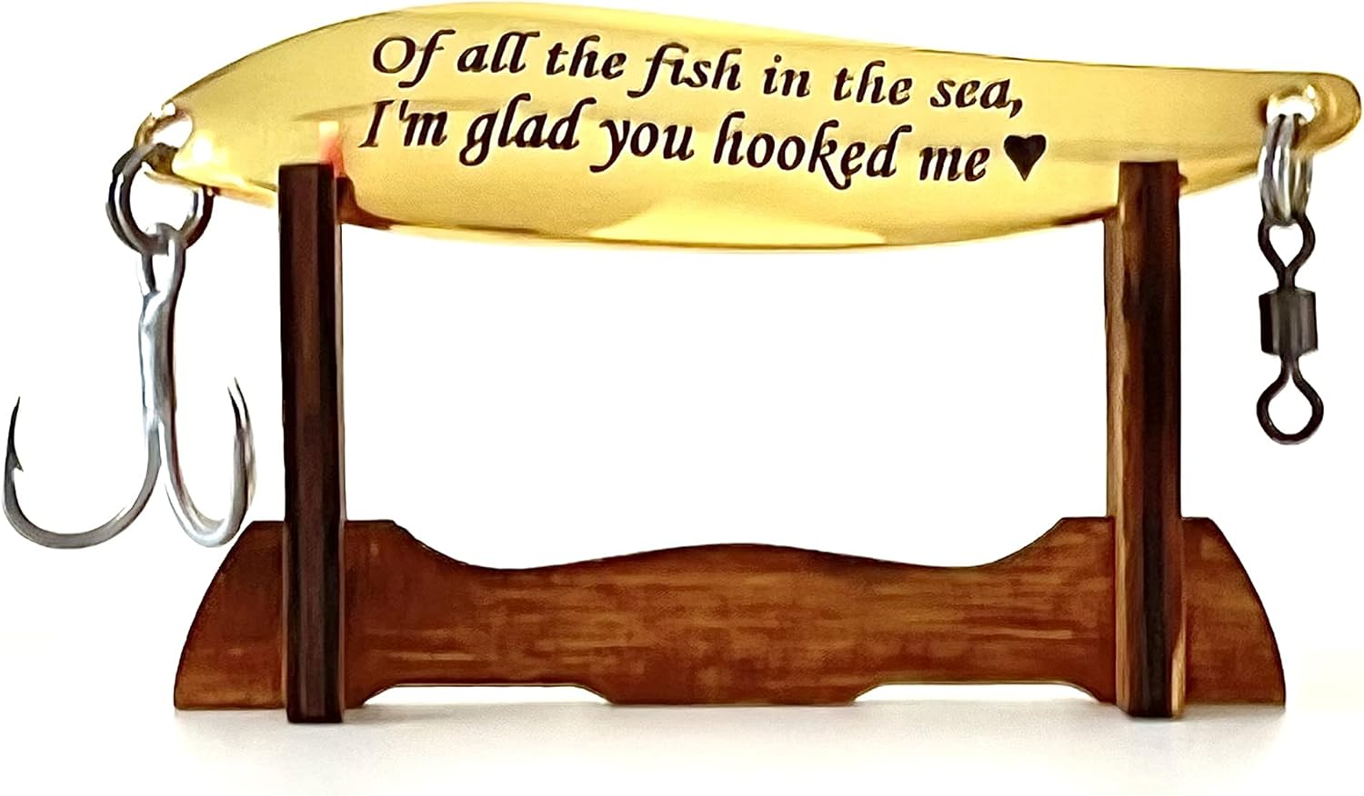 Fishing Gift Custom Lure I Hooked The Best Dad Bait Personalized Pike Bass Lure Fishing Box Day Men's Spinner Spoon Jig for Fathers Day
