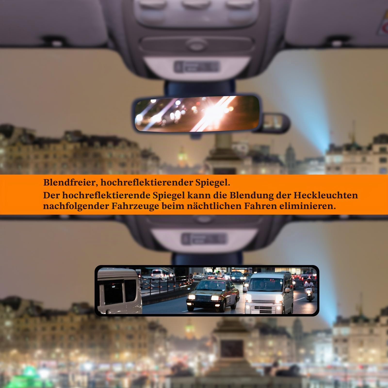 Rückspiegel Auto, Universal