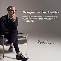 Vista 5 de BELLEZE Armario de buffet estriado de 65 pulgadas con almacenamiento, aparador simétrico con acento de arco para comedor, cocina y sala de estar