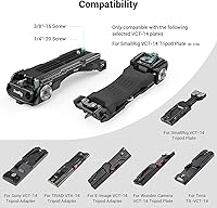 Vista 2 de SMALLRIG Placa de hombro de liberación rápida para adaptador de trípode Sony VCT-14 con rosetas - 2837