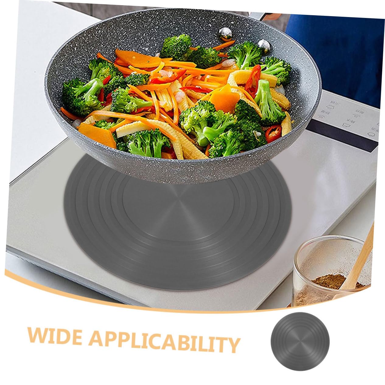Piastra Diffusore di Calore Gas Spessa per Cucina Protezione Pentole e Distribuzione Uniforme Accessorio Versatile per Fuochi a Gas e Piani Cottura a Induzione