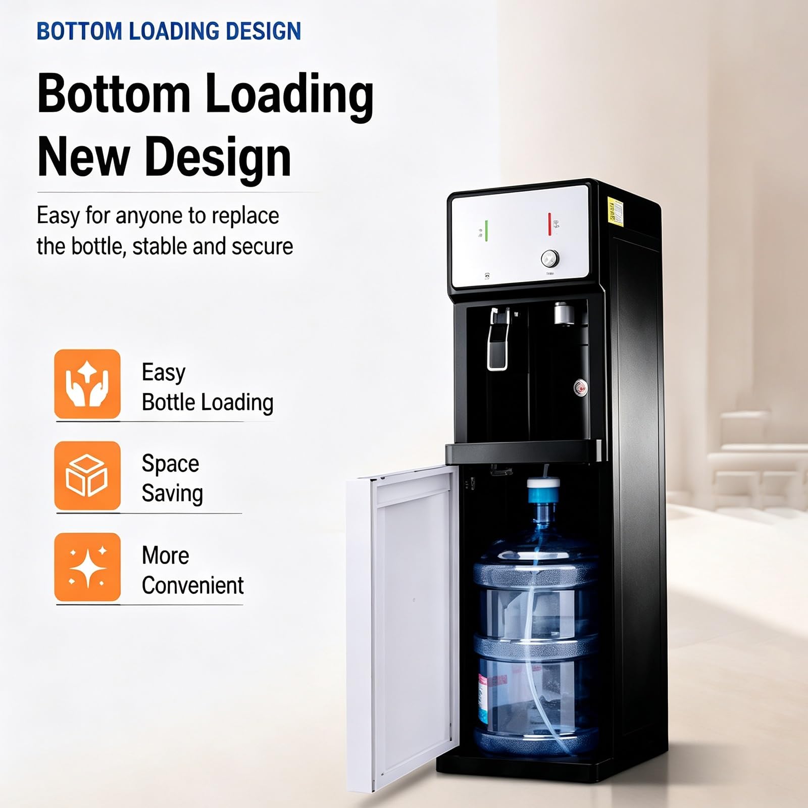Distributeur d'eau sur Pied pour Cuisine Bureau et Café