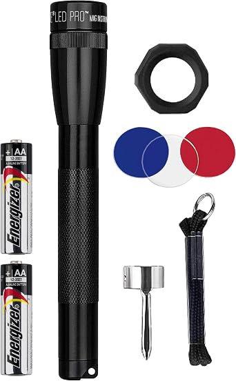 Maglite SP2P01C: Mini Led 2 Cell Aa Pro Flashlights Black