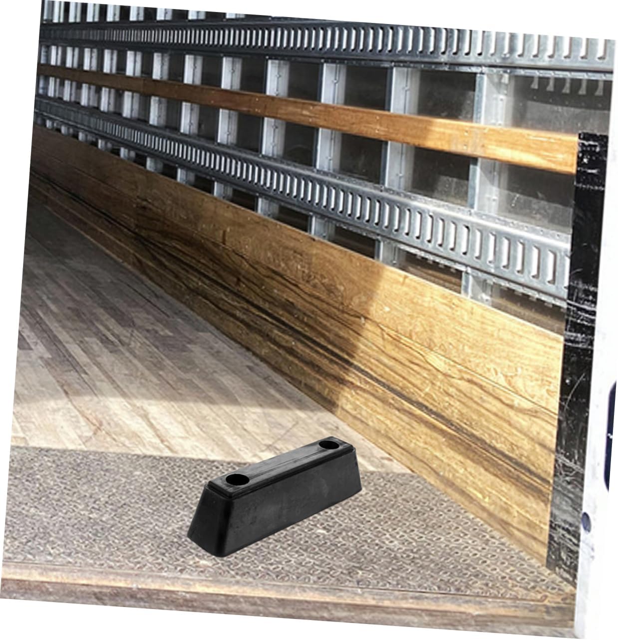 CHILDWEET Rubber Trailer Rear Bumper Bumper Guard for Truck Block High Impact Resistance Distinctive Style