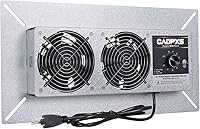 CADPXS 220 CFM Crawl Space Ventilation Fan with Humidistat, Dehumidistat & Freeze Protection - For Basements, Attics, Garages & Grow Tents