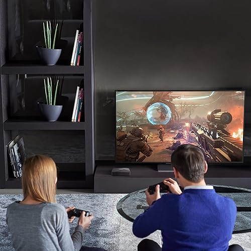 Vista 8 de Classic Retro Game Console for 4k TV HD Output Video Game Console 40 Emulator Super Console X Pro Dual Wireless Gamepad Powkiddy B-01 Gamebox 64G