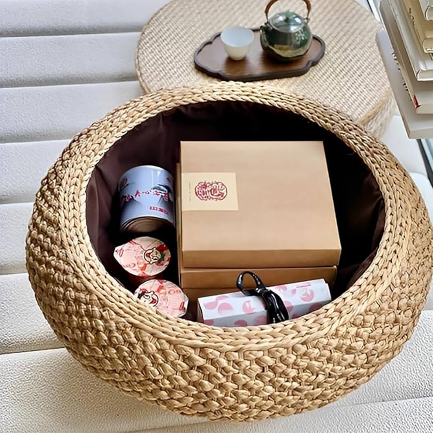 ラタン（籐） 円形 テーブル ちゃぶ台 Amazon｜BQQB ちゃぶ台 円卓 ローテーブル 籐編み ラタン 卓袱台