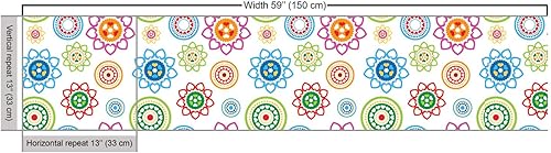 Miniatura 763 de Ambesonne The Yard - Tela de hibisco de flores tropicales en tonos de la vida real, tela decorativa para tapicería, cestas de almacenamiento