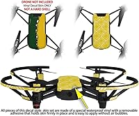 Vista 2 de Skin Wrap 2 Pack para DJI Ryze Tello Drone Ripped colores verde, amarillo Drone No Incluidas