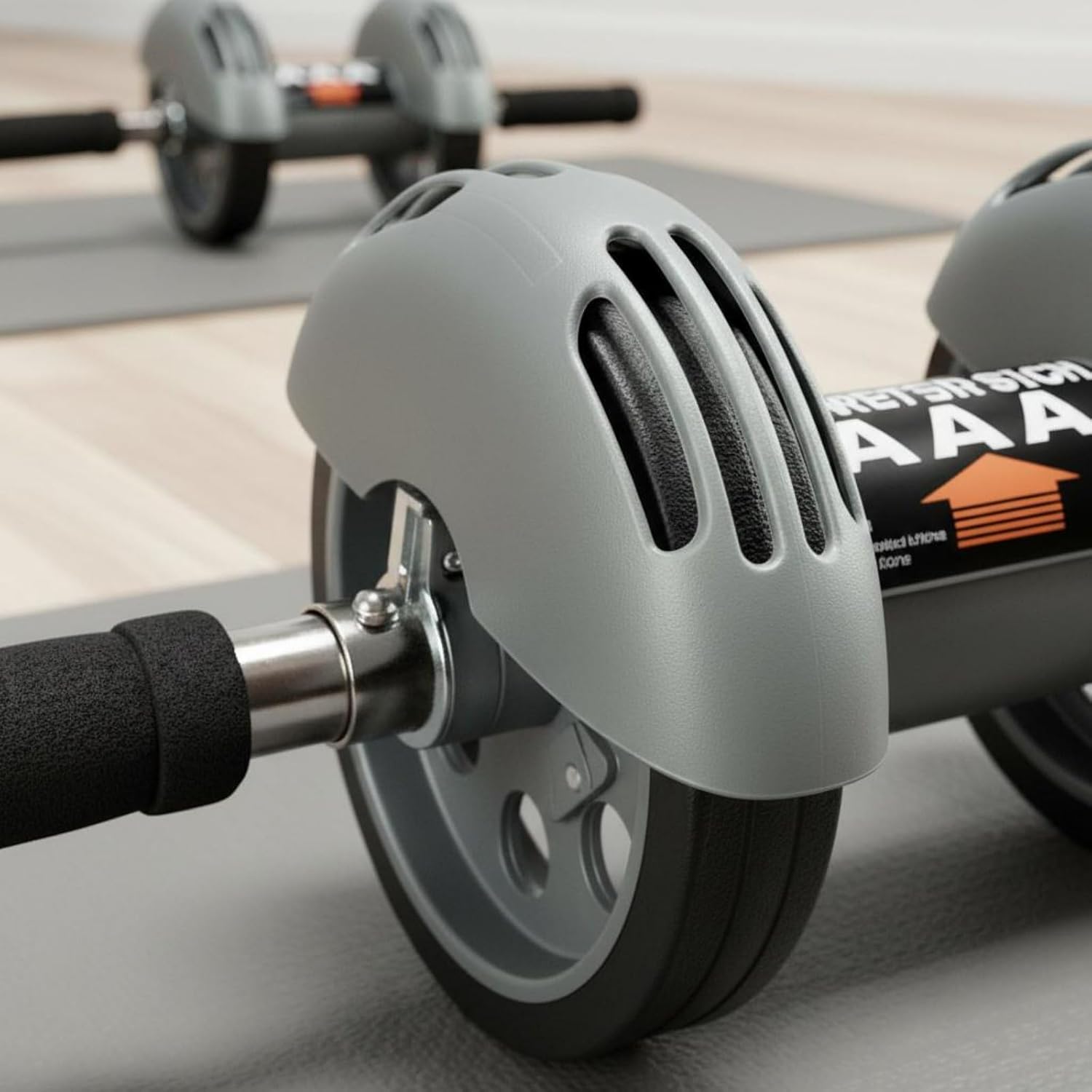 Automatic Return Non-Slip Grip Abdominal Wheel Ergonomic Handles Abdominal Exercise Roller for Beginners