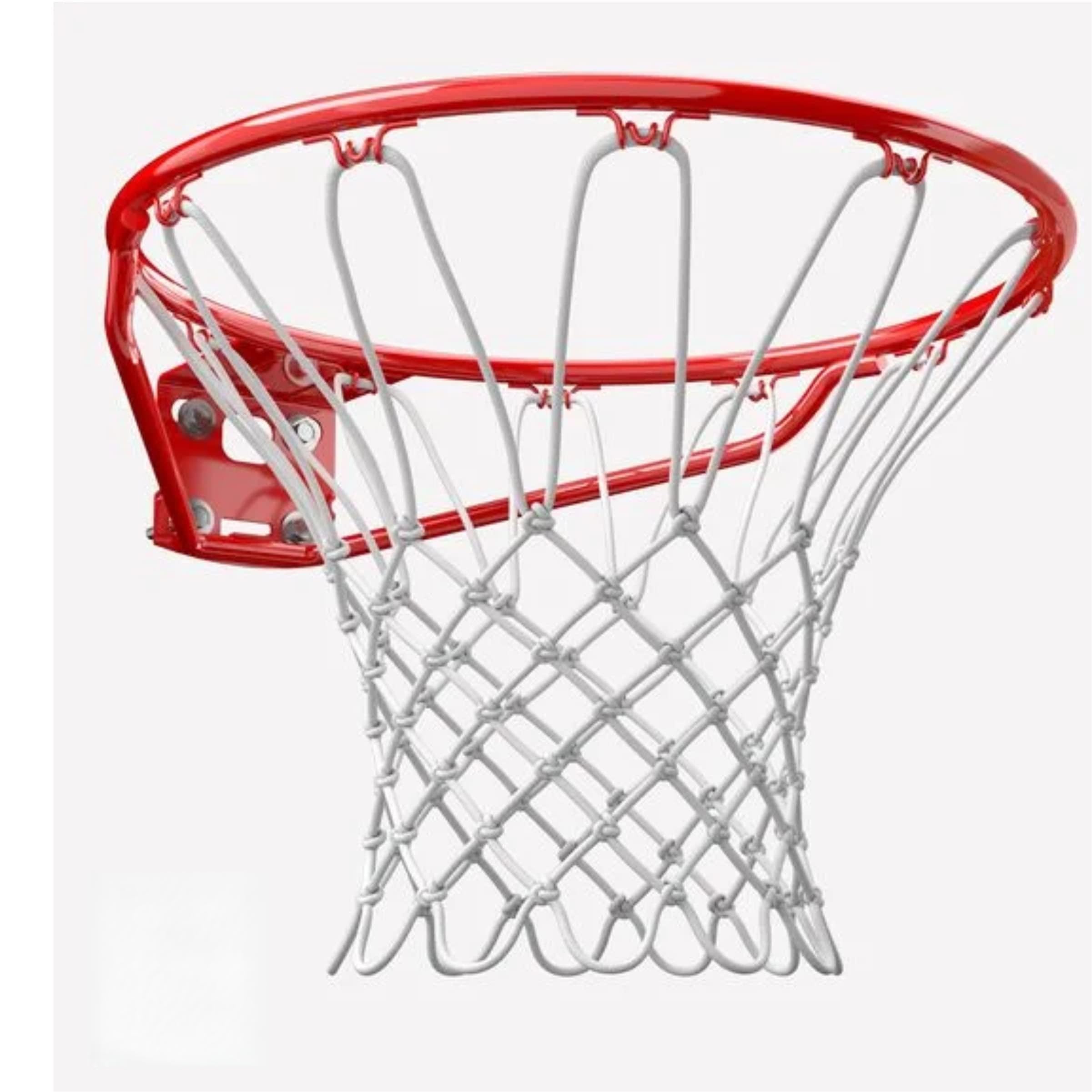 GRIFFIN Basket Ball Ring with Net Mountable Basketball Net Ring 46cm Adult - Senior Professional Basketball Ring with Net for Outdoor Wall Mouted Basket Ball