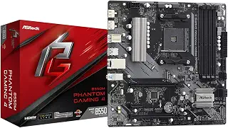ASRock AMD Ryzen5000シリーズ(Soket AM4)対応 B550チップセット搭載 MicroATX マザーボード【国内正規代理店品】B550M Phantom Gaming 4