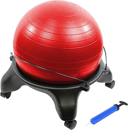 CanDo Ball Stool Plastic No Back Adult Size