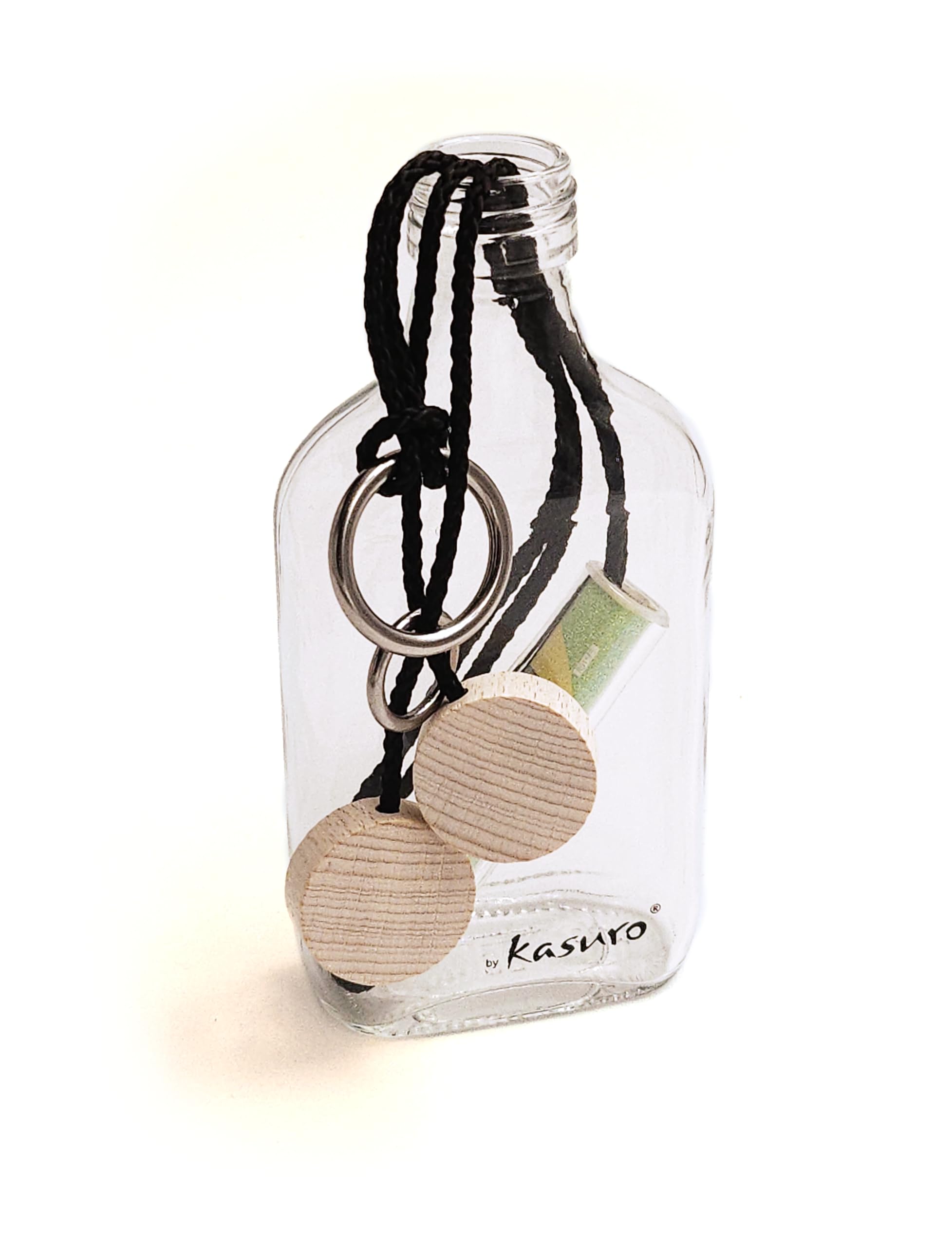 kasuro Flaschensafe 5er-Set: Schraube, Schlinge, Ringe, Knoten, Labyrinth | Geldgeschenke Verpackung | Dein Geldgeschenk für Weihnachten Hochzeit, Jugendweihe, Geburtstag