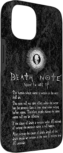 Vista 3 de Funda para iPhone 15 Death Note Cómo usarlo