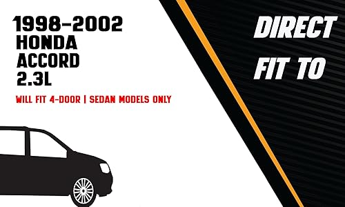 Miniatura 6 de Northeastern Exhaust | Tubo resonador de escape de acero inoxidable de ajuste directo compatible con Honda Accord Sedan 2.3L 1998-2002, incluye