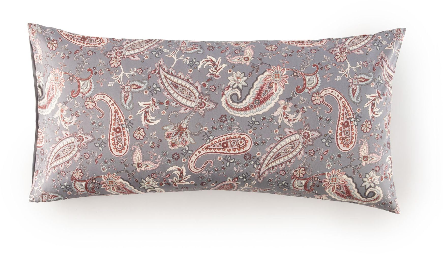 Bassetti Monnalisa KHBW 9333316 Cushion Cover Made of 100% Cotton in the Colour Grigio G1, Dimensions: 40 x 80 cm