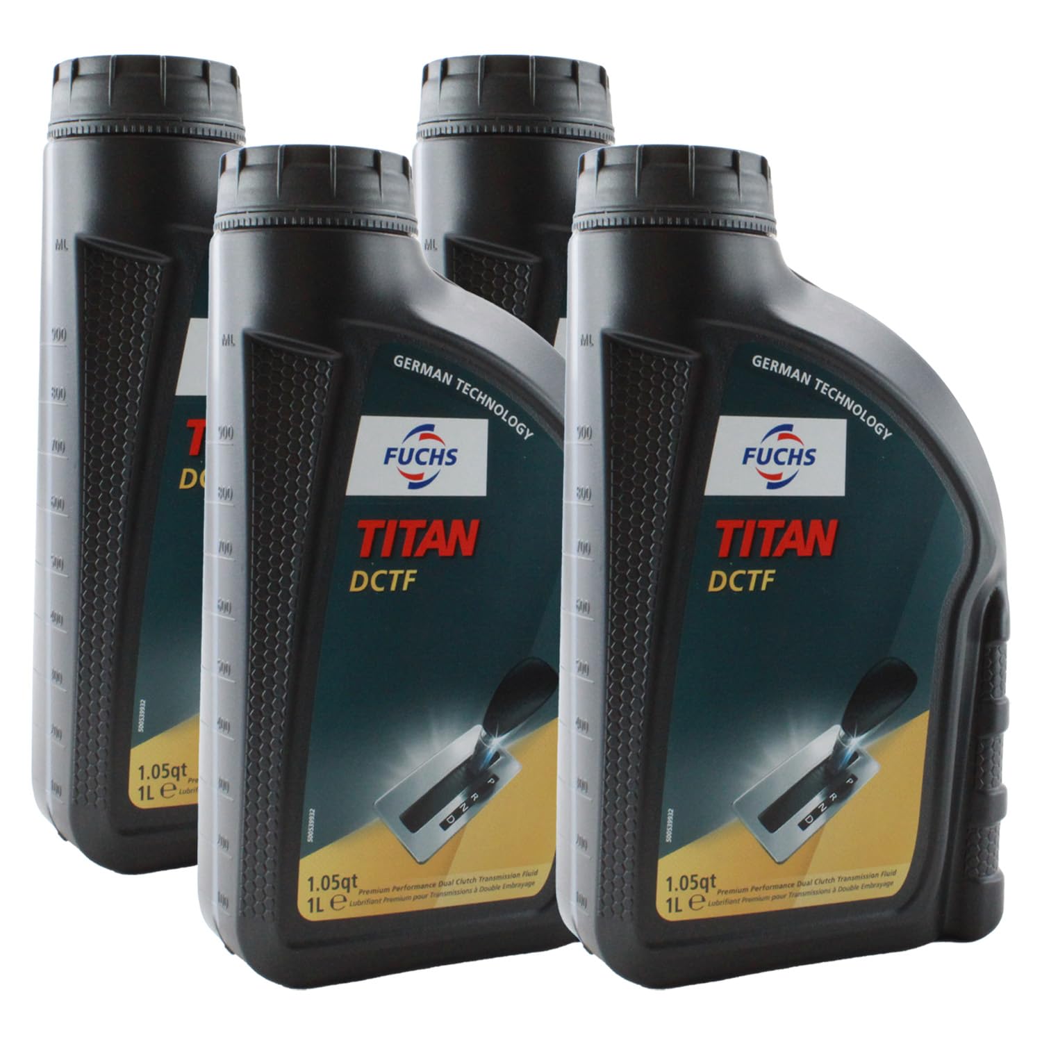 Fuchs 4 Liter TITAN DCTF Double Clutch Transmission Fluid (4 x 1L)