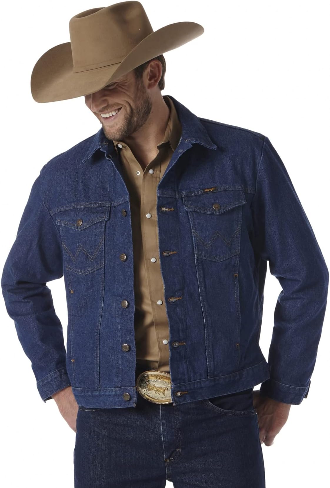 mens Cowboy Cut Western Unlined Denim Jacket