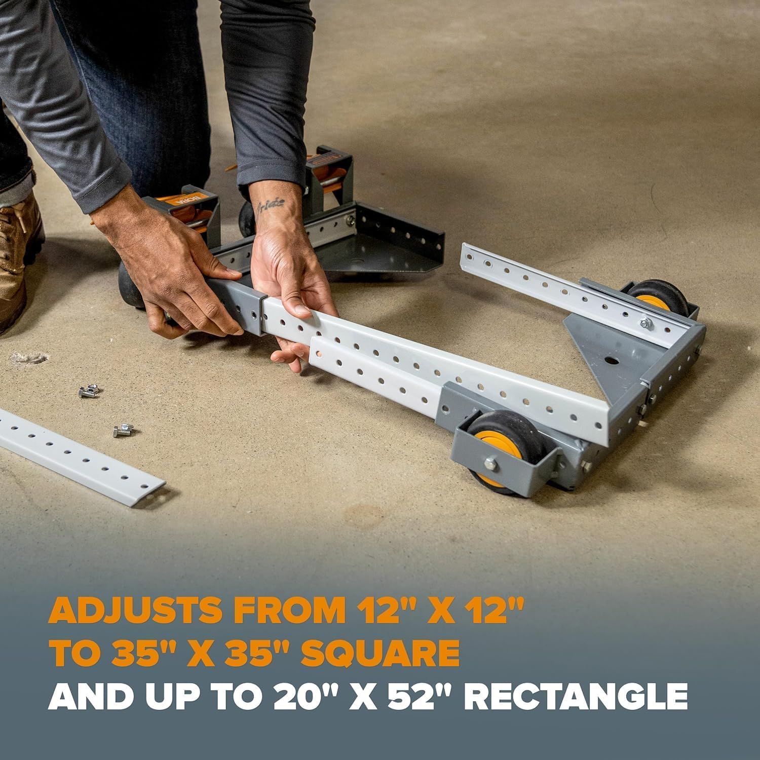 BORA PM-2500 Mobile Base - Move Your Table Saw! -6