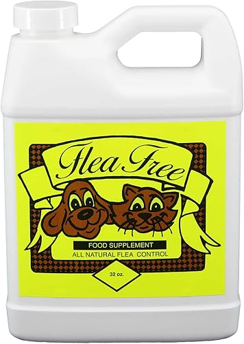 Suplemento alimenticio orgánico puro sin pulgas y Natural Pet Products , 32 onzas