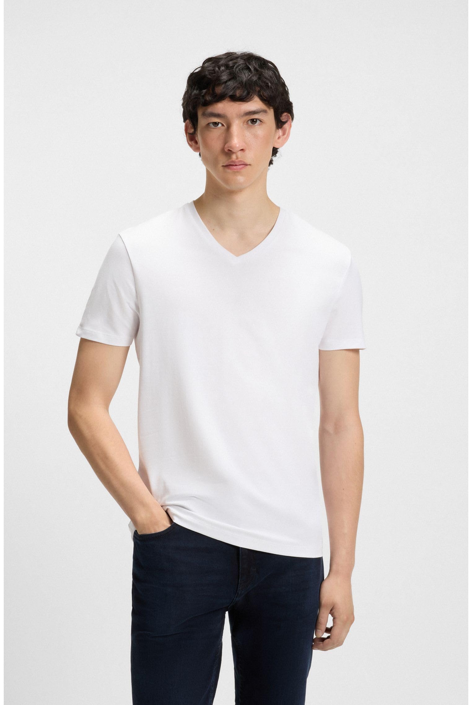 HUGO v Camiseta Hombre (Pack de 2)