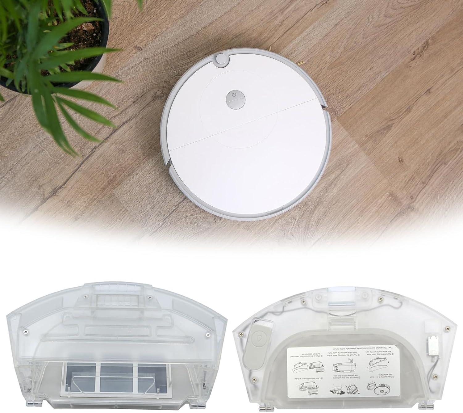 Interchangeable Sweeper Accessories Vacuum Box Easy Removal Systems Component Replacement Part