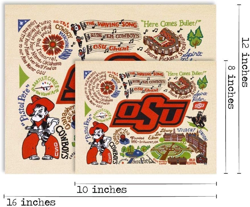 Catstudio Oklahoma State University Collegiate Fine Art Print - 8x10 | College Inspired Gallery Wall Art