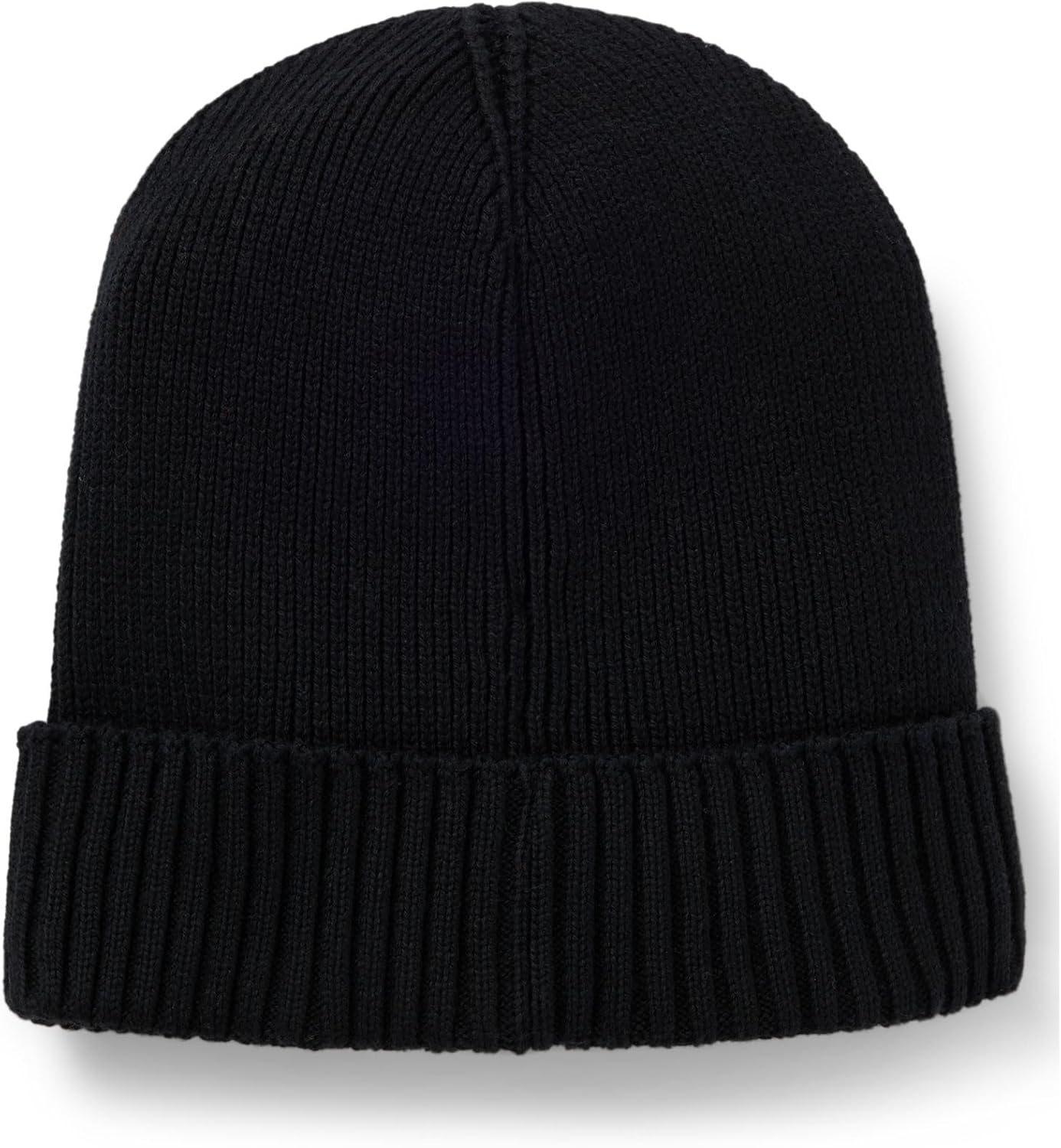 BOSS Mens Small Logo Cotton Blend Knit Hat