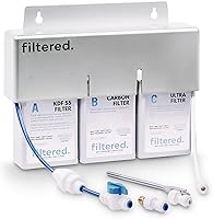 Vista 1 de Filtro de agua en línea para refrigeradores y máquinas de hielo - Kit de filtro de agua universal para refrigerador, fácil instalación de 5 minutos