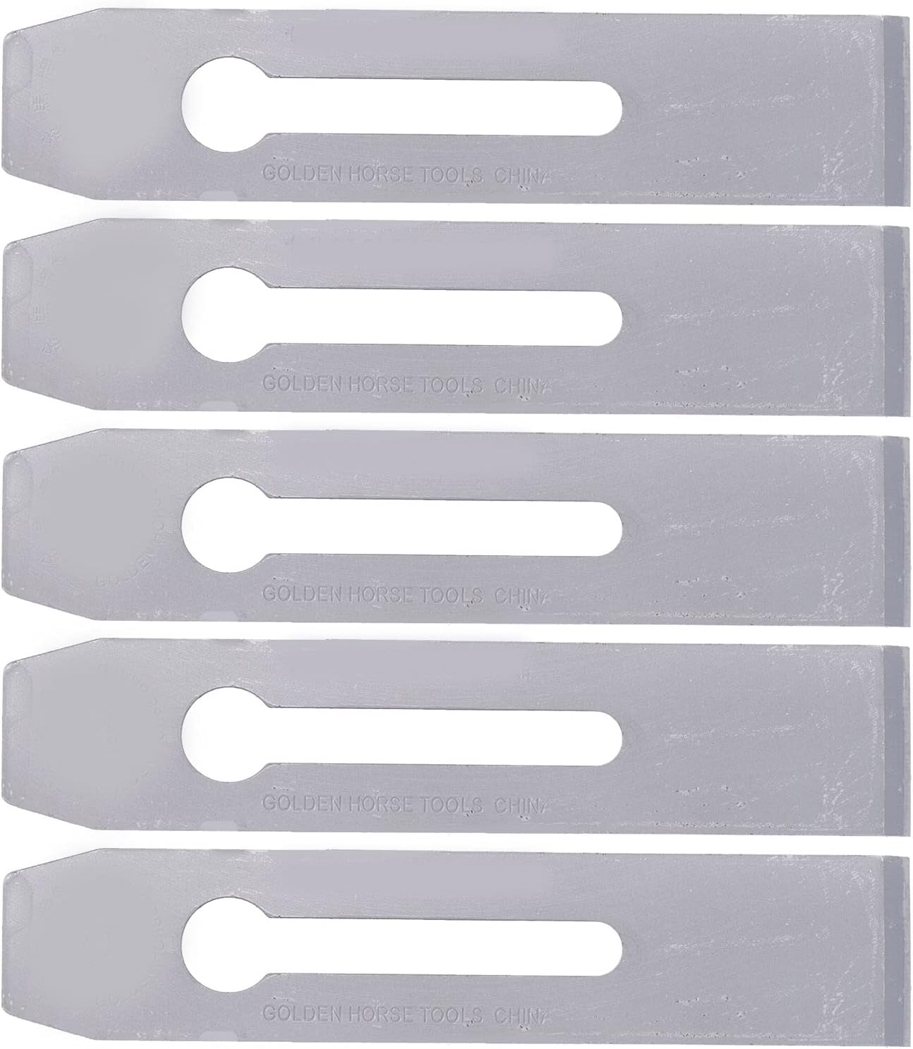 5Pcs Planer Blades Steel 38mm, Wood Planers Replacement Accessories, High Hardness Wear Blades for Woodworking Handwork, Portable Knife with Heat Treated for Power T