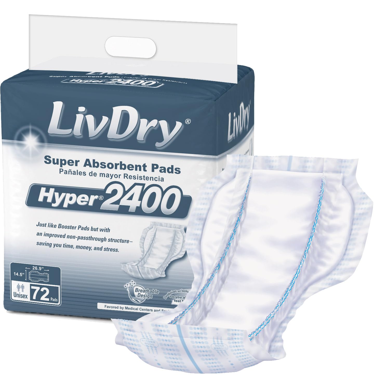 LivDry Hyper 2400 Pad Insert