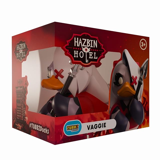 TUBBZ Caja Edición: Hazbin Hotel - Vaggie Figura de Pato Cosplay de Vinilo