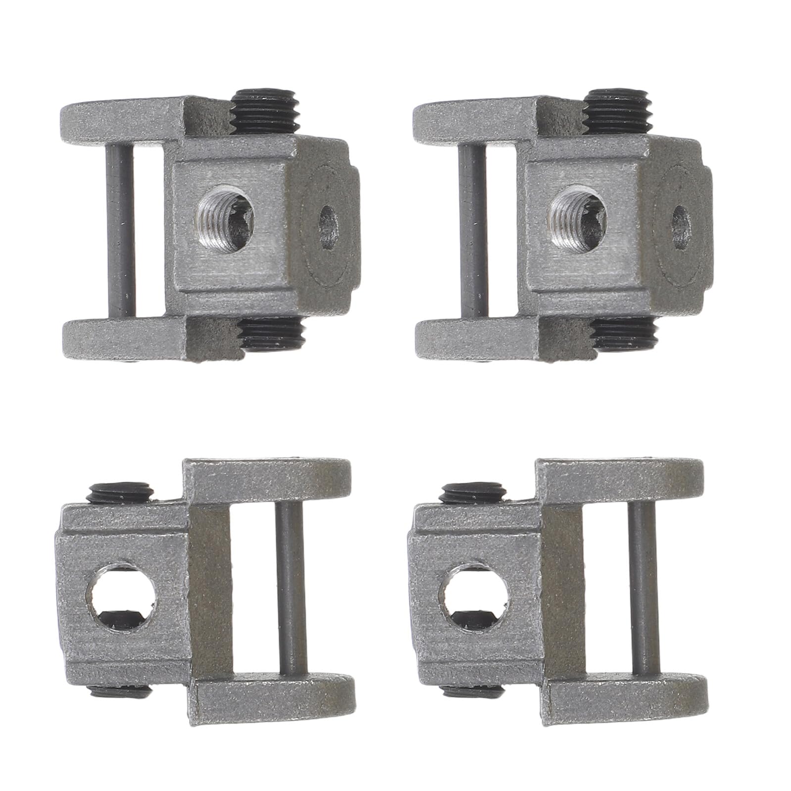 Pinces pour scie à chantourner, supports de lame en métal argenté indispensables pour menuiserie