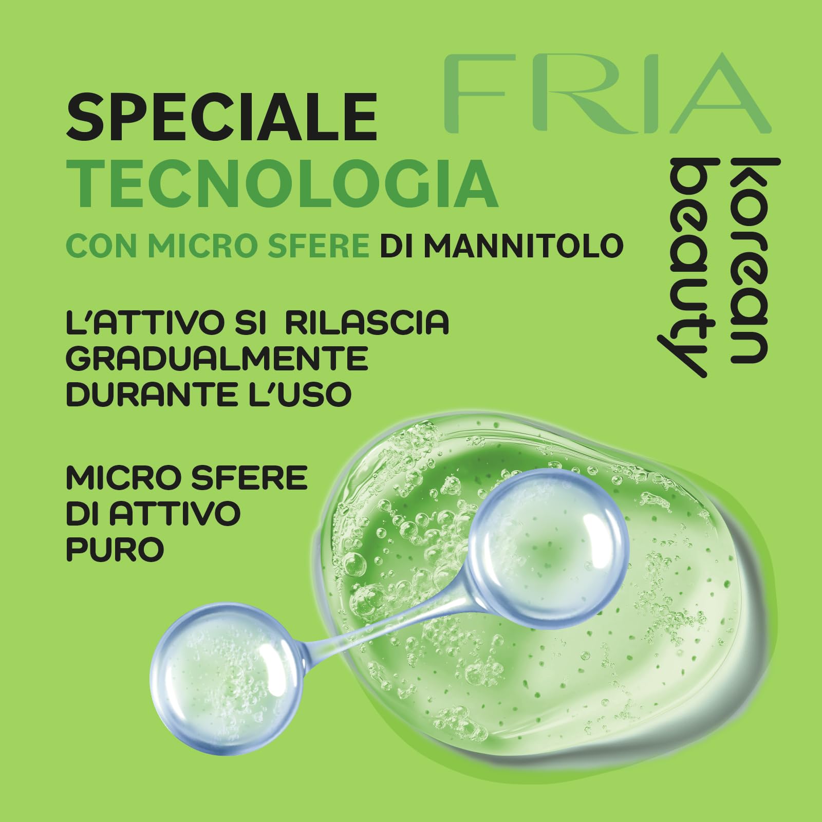 Fria Korean Beauty Anti-Blemish Face Serum with Centella Asiatica, Innovative Formula with Mannitol Microspheres, Dermatologically Tested, Pack of 30 ml - 5