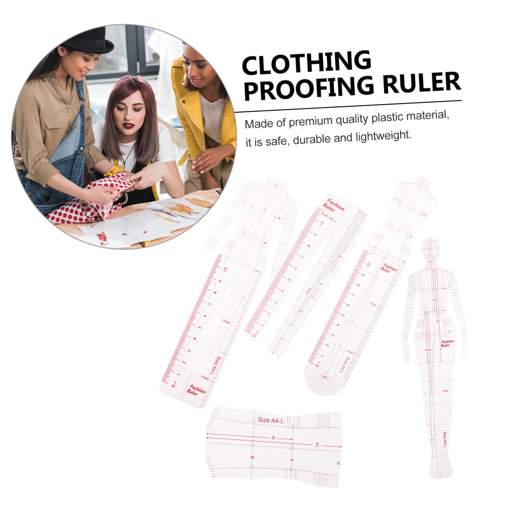 Tofficu 3juegos Plantilla De Dibujo De Moda Para Confección Conjunto De Reglas Curvas Francesas Para Medición De Ropa Herramienta De Diseño Para Principiantes y Profesionales