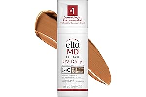 UV Daily SPF 40 Deep Tint Face Sunscreen Moisturizer - Tinted Moisturizer...
