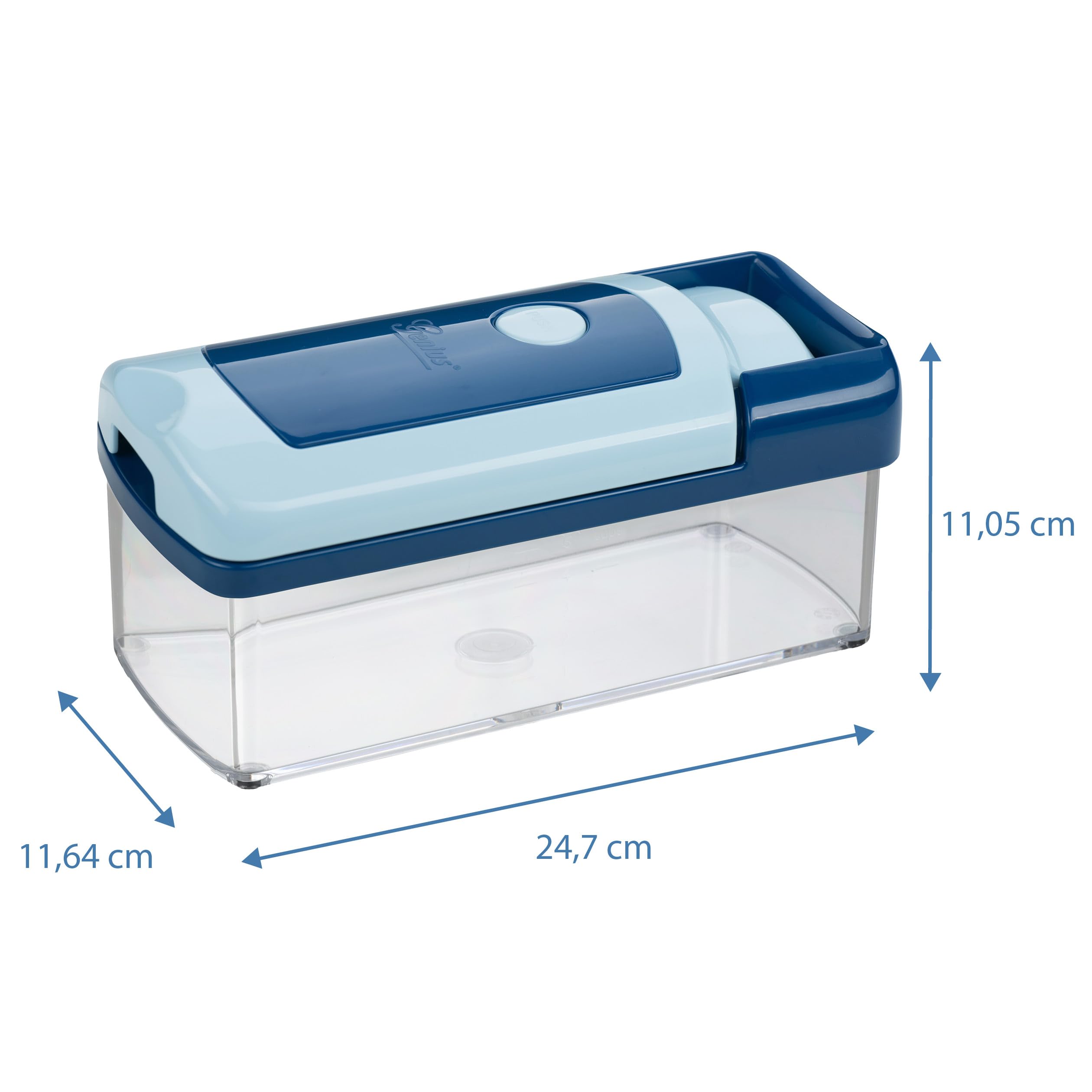 Genius Nicer Dicer Fusion Smart Set 16 Teile - Gemüseschneider & Spiralschneider zum Gemüse schneiden mit Twist – Bild 4