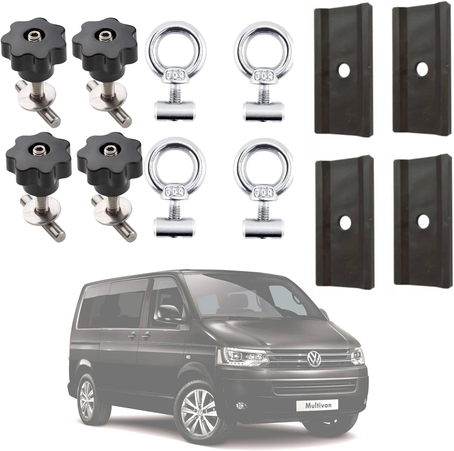 SET STRISCE LATERALI BLANKO Adatto Per VW T6, T5, T4 Multivan Bulli LINEA EUR 24,95 - IT - Foto 8