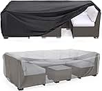 Heavy Duty Patio Furniture Covers Waterproof, Mrrihand Patio Furniture Outdoor Sectional Sofa Set , Patio Table and Chair Set Cover 89.7