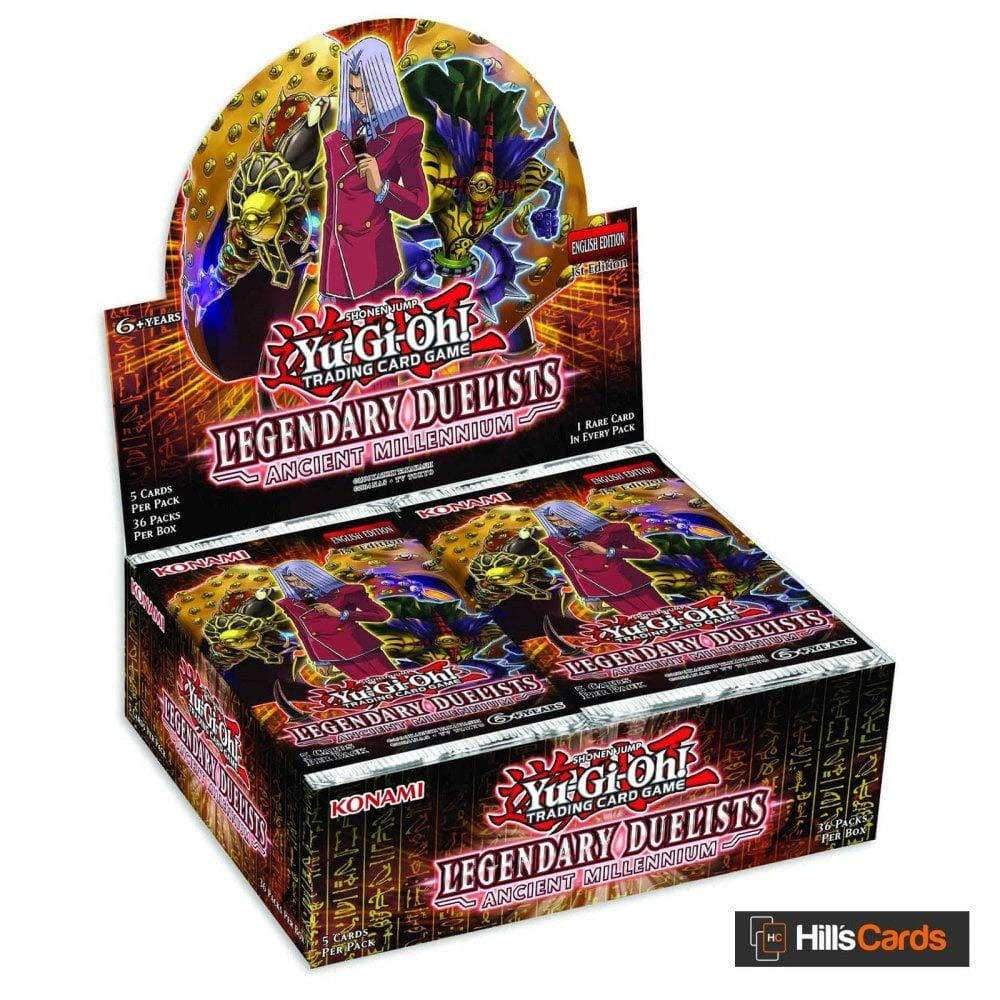 YU-GI-OH! 15423 Legendary Duelists Ancient Millennium Trading Card Booster  Box 36 Packungen: Amazon.de: Spielzeug