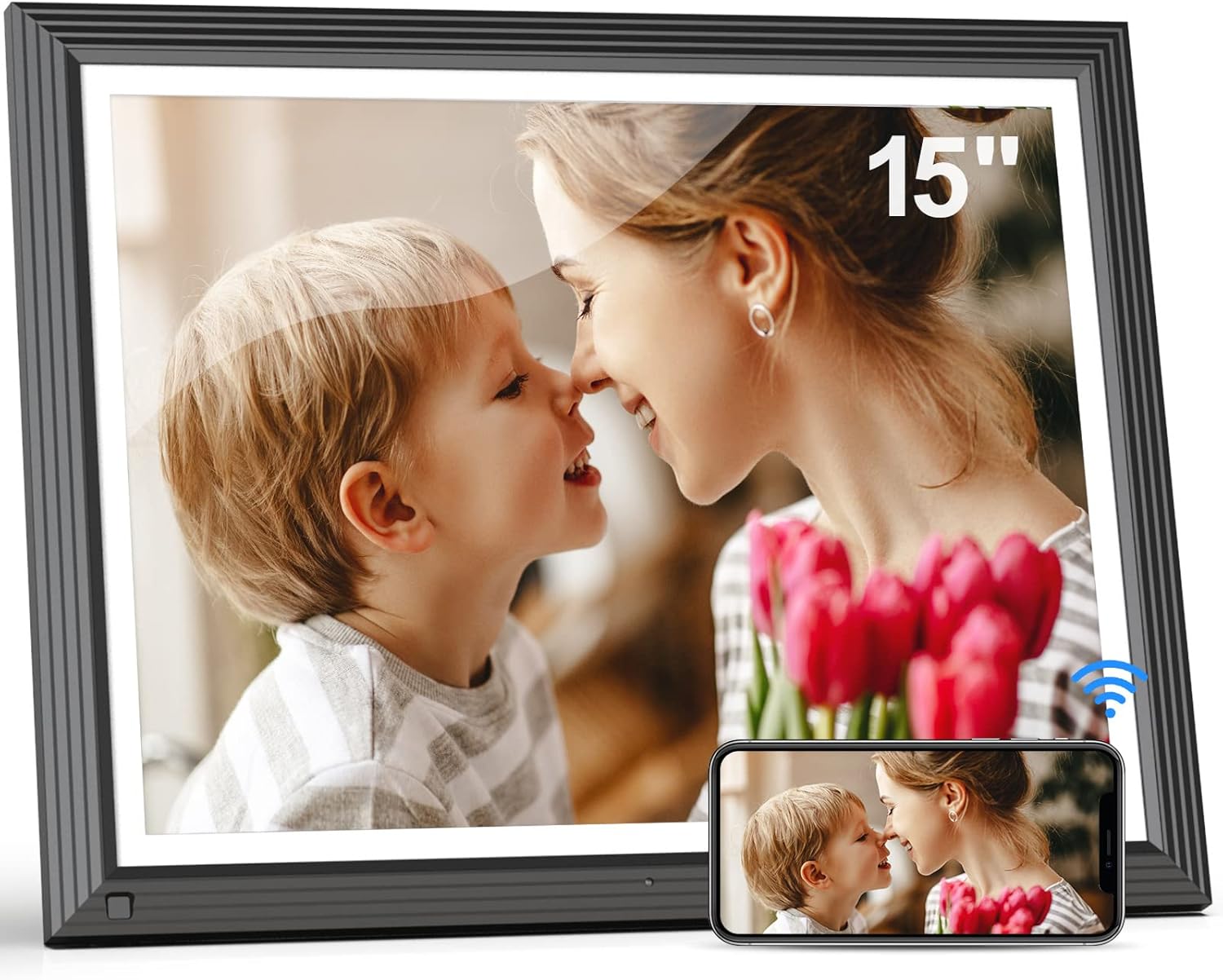 Large Digital Photo Frame 15Inch Digital Picture Frame