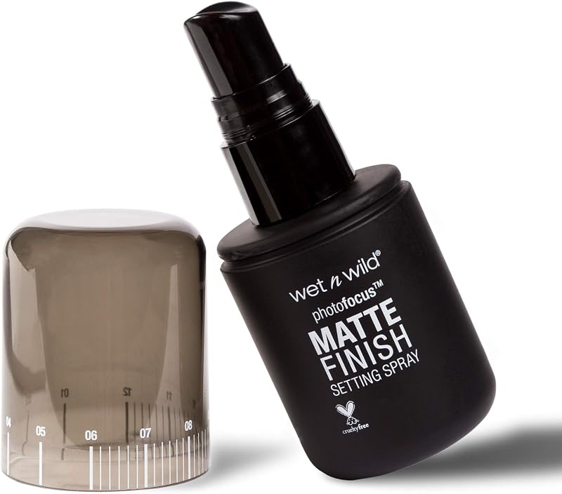 Photo Focus Setting Mist, Up to 24HR Wear, Lightweight & Nourishing Aloe Formula Suitable for All Skin Types, Cruelty-Free & Vegan - Matte Appeal