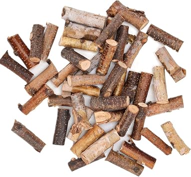 Craft Sticks, Mini Wood Log for Rustic Home Decor - Farmhouse Centerpiece Decor Twigs Craft Sticks-